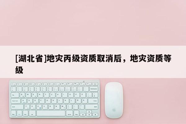[湖北省]地災(zāi)丙級資質(zhì)取消后，地災(zāi)資質(zhì)等級