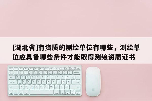 [湖北省]有資質的測繪單位有哪些，測繪單位應具備哪些條件才能取得測繪資質證書