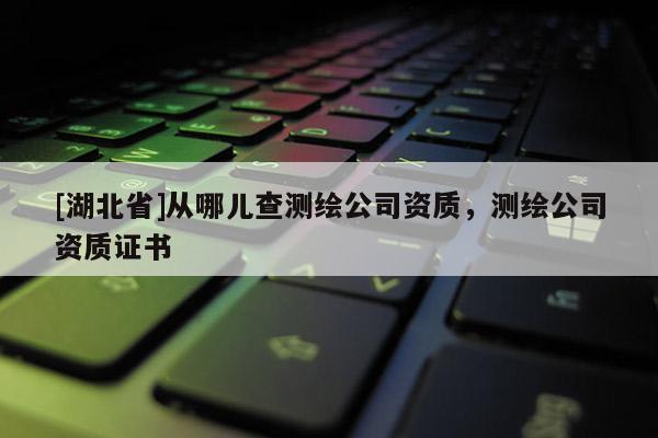 [湖北省]從哪兒查測繪公司資質，測繪公司資質證書