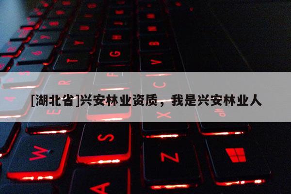 [湖北省]興安林業資質，我是興安林業人