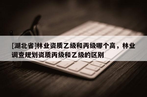 [湖北省]林業資質乙級和丙級哪個高，林業調查規劃資質丙級和乙級的區別