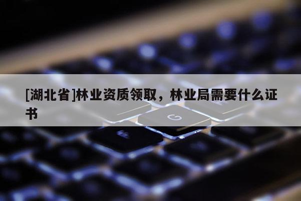 [湖北省]林業資質領取，林業局需要什么證書