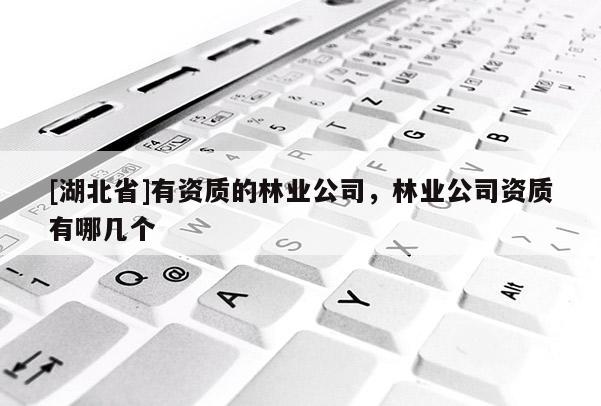 [湖北省]有資質的林業公司，林業公司資質有哪幾個