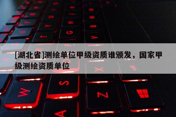 [湖北省]測繪單位甲級資質誰頒發，國家甲級測繪資質單位
