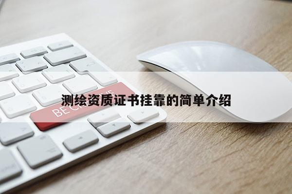 測繪資質證書掛靠的簡單介紹