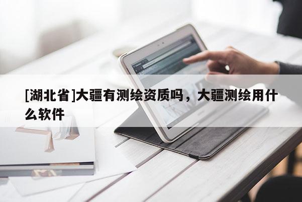 [湖北省]大疆有測繪資質嗎，大疆測繪用什么軟件