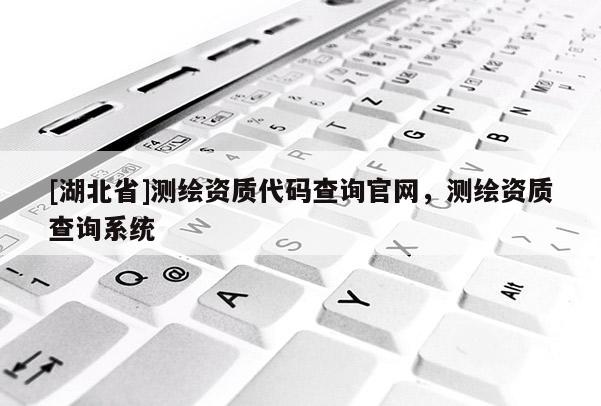 [湖北省]測繪資質代碼查詢官網，測繪資質查詢系統