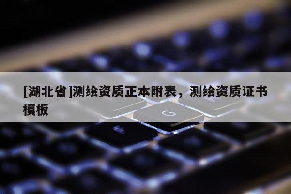 [湖北省]測繪資質正本附表，測繪資質證書模板