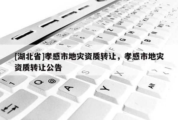 [湖北省]孝感市地災資質轉讓，孝感市地災資質轉讓公告